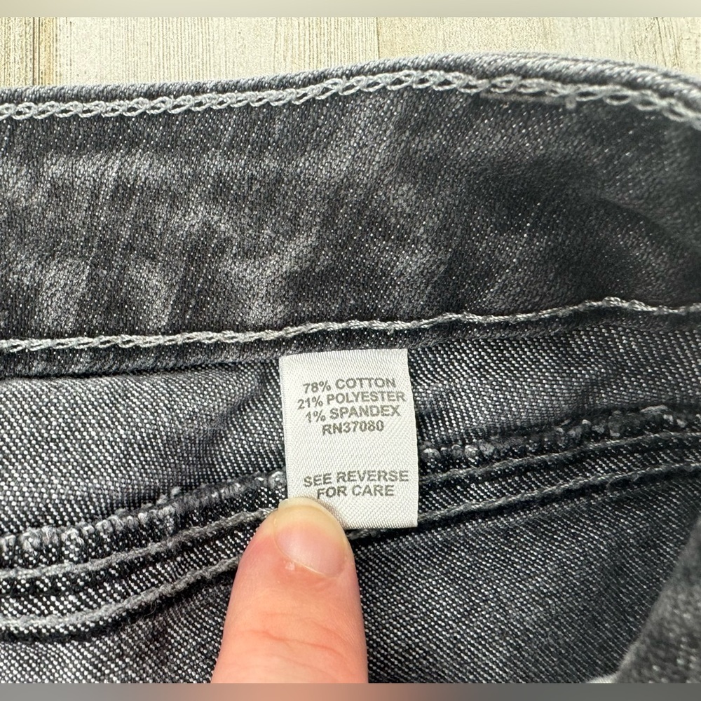 Cato Black Jeans Women's 18W 40x32 Straight Leg High Rise - Picture 5 of 11